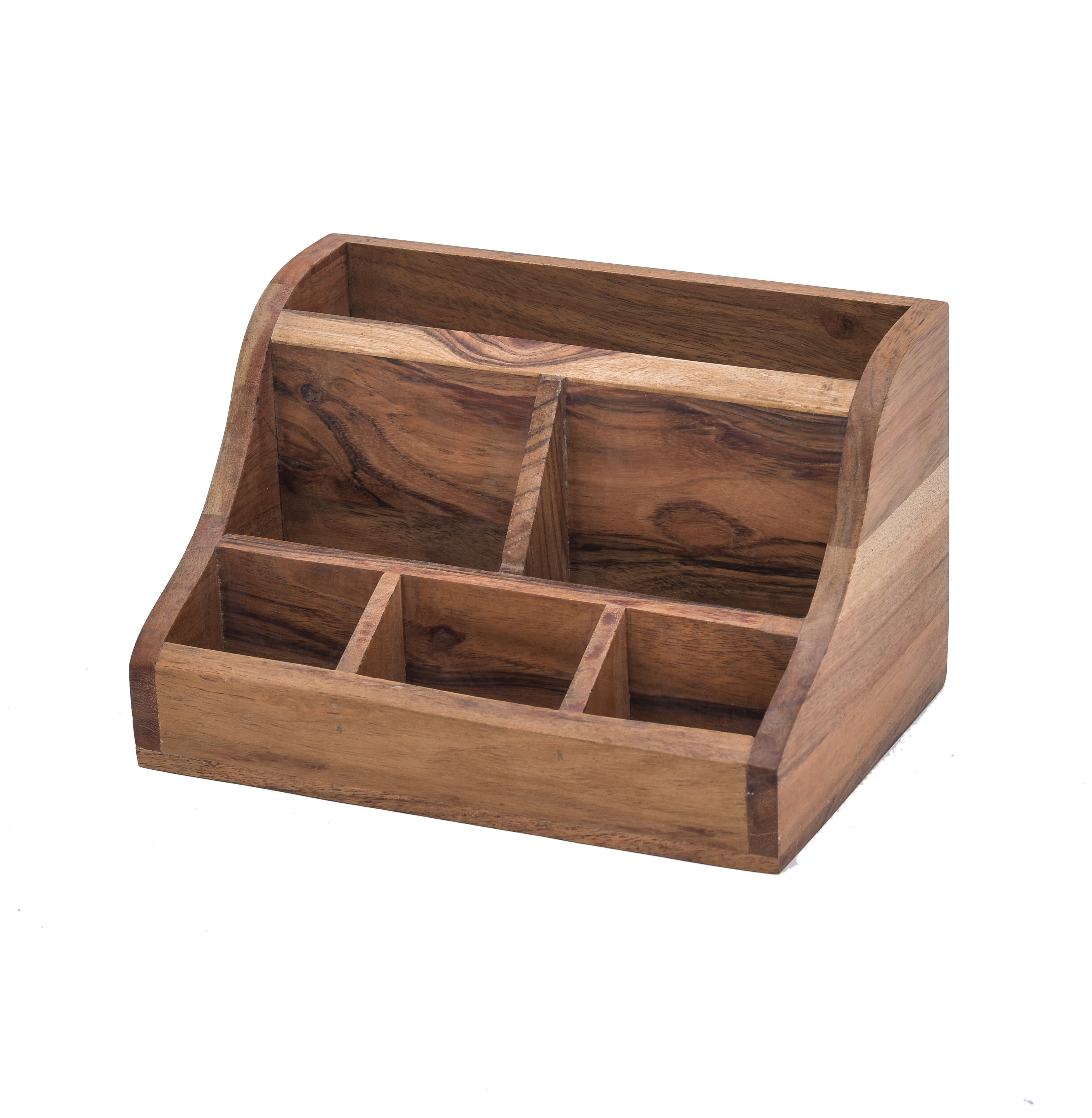 ACACIA WOODEN DESK ORGANISER
