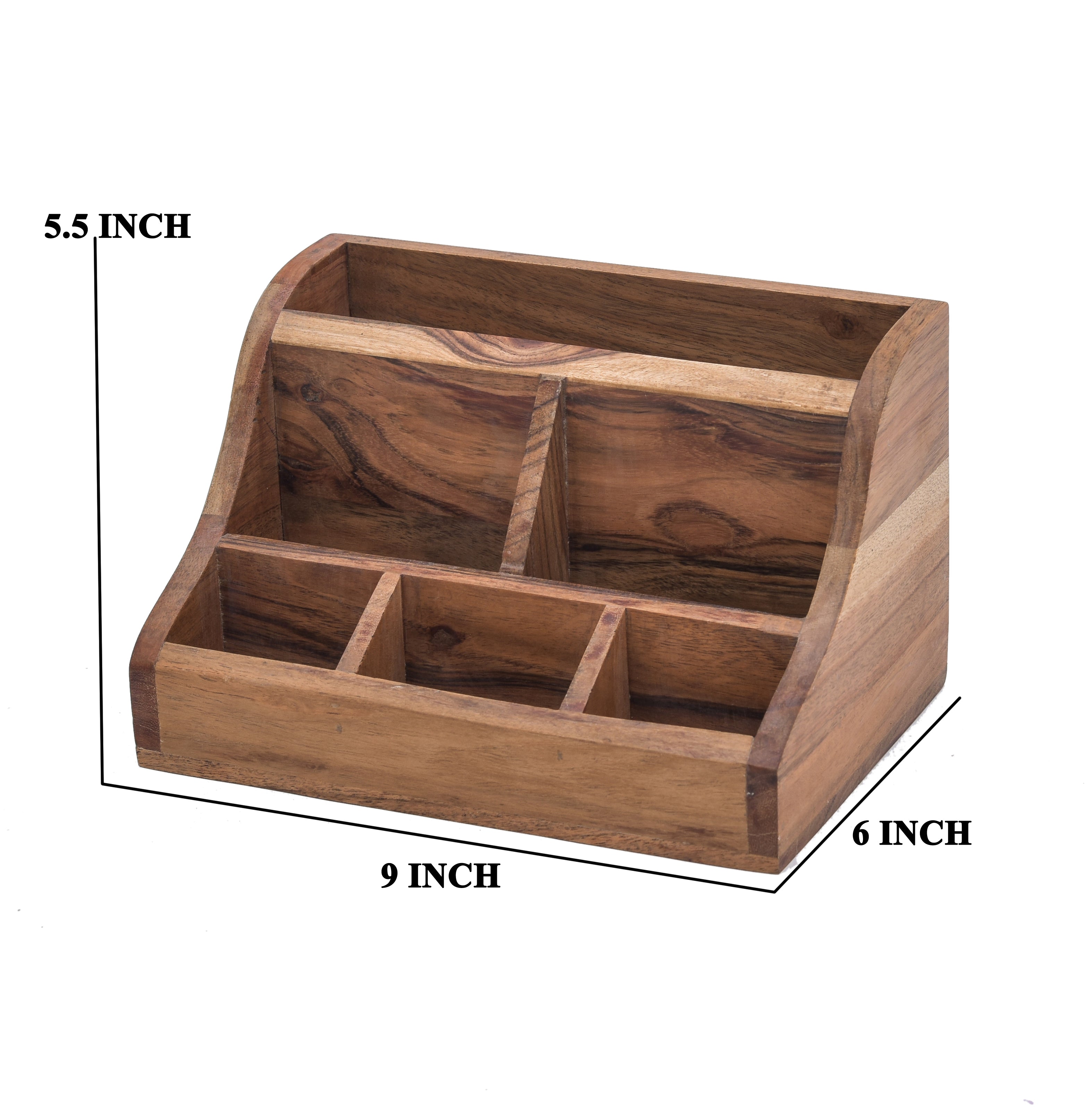 ACACIA WOODEN DESK ORGANISER