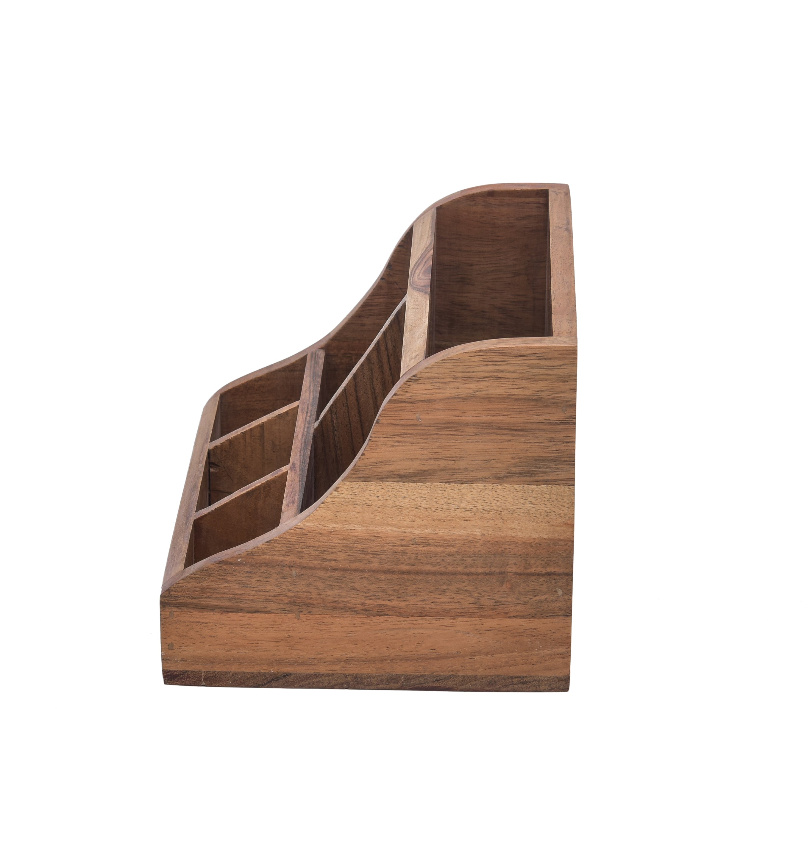 ACACIA WOODEN DESK ORGANISER