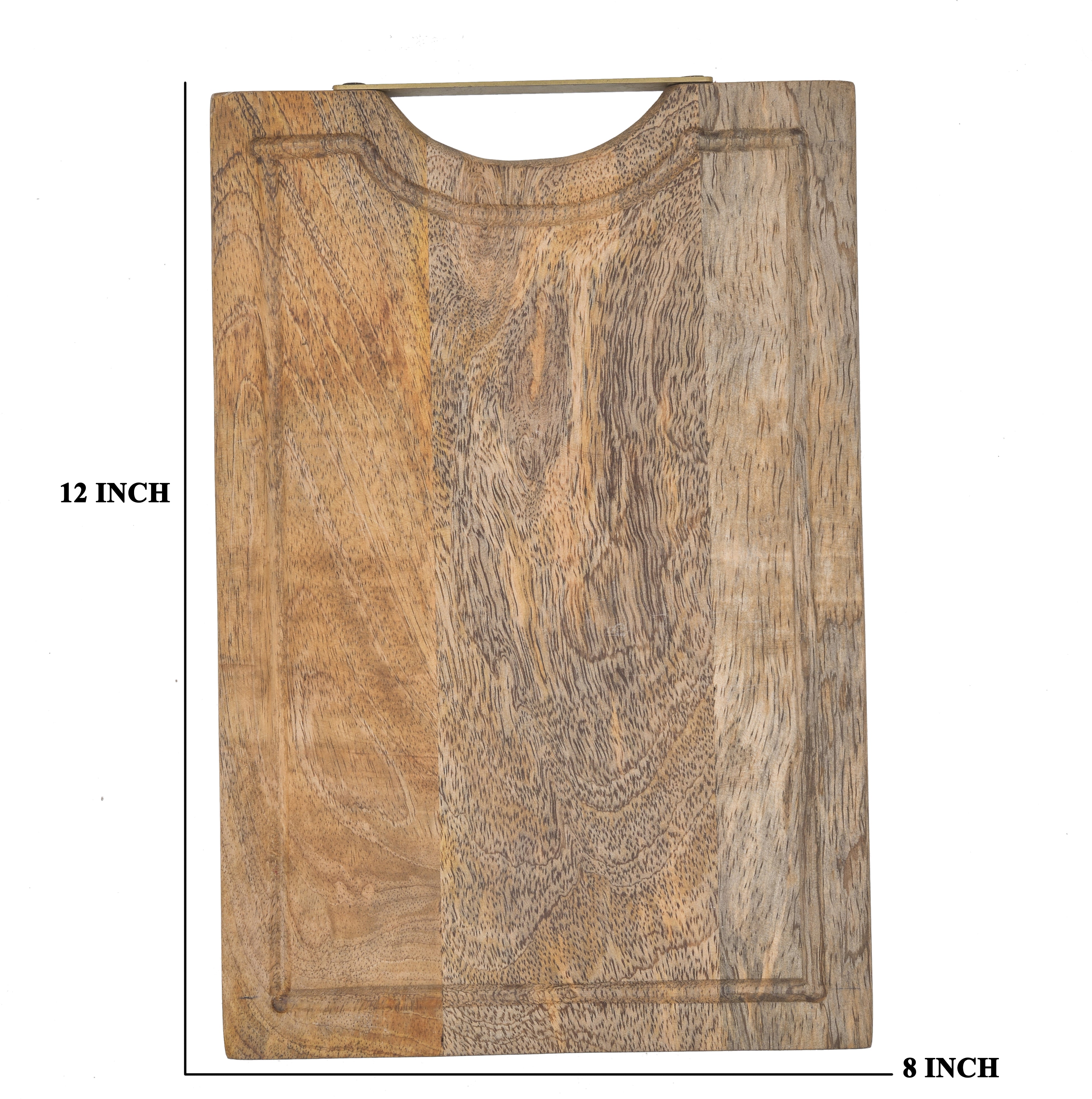 Mango Wood Chopping Board With Iron Handle