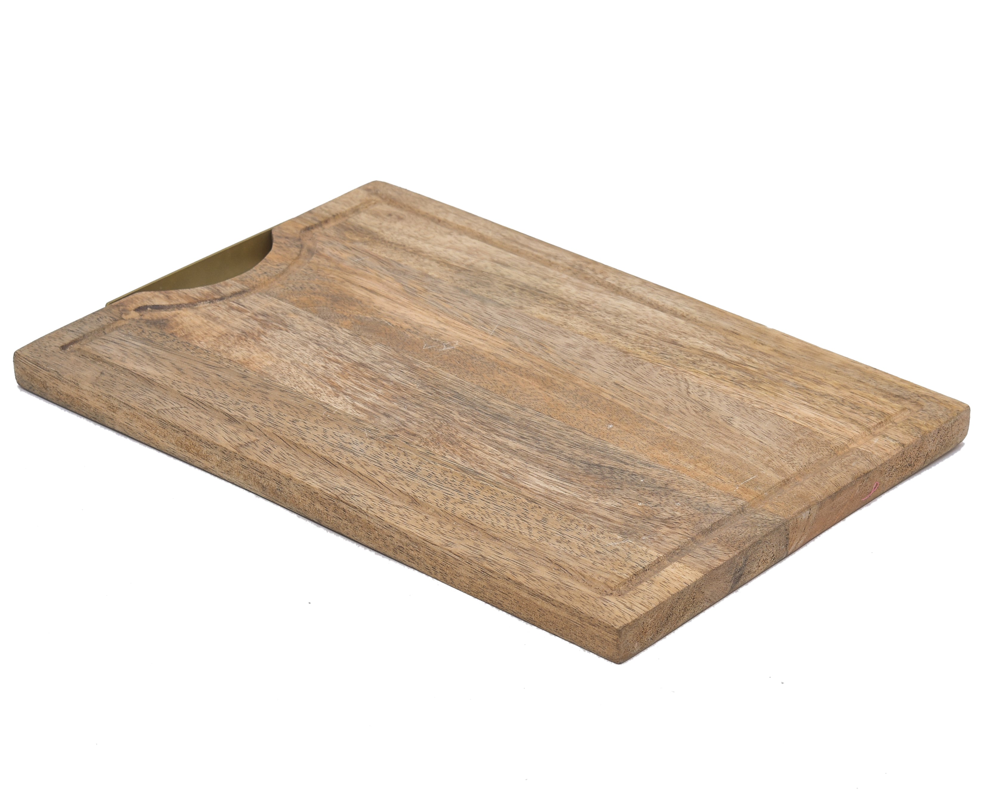 Mango Wood Chopping Board With Iron Handle