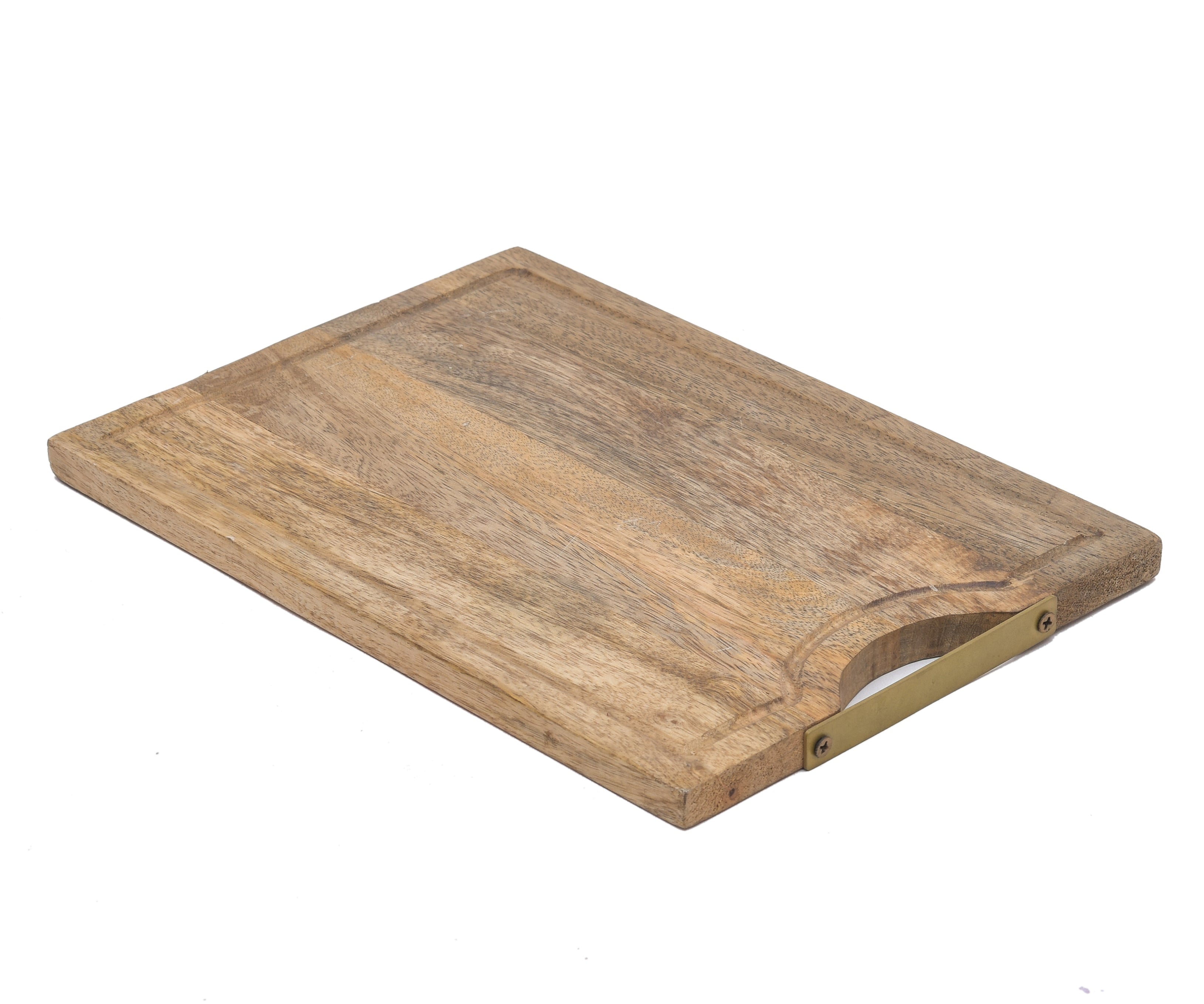 Mango Wood Chopping Board With Iron Handle