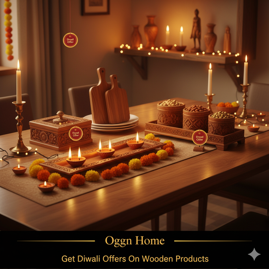 Get Diwali Offers On Wooden Products at Oggn Home