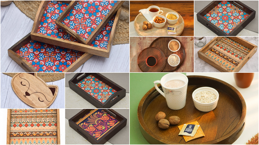 Mango Wooden Trays: Exploring the Elegance and Functionality