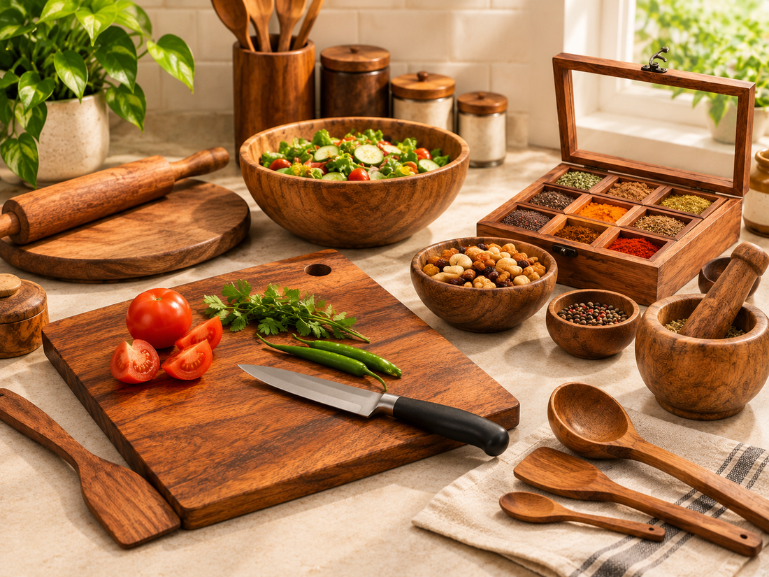 Wooden Kitchenware Guide: Types, Uses, and Tips to Maintain