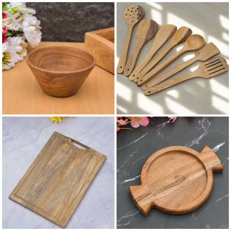 Wooden Utensils in Winter