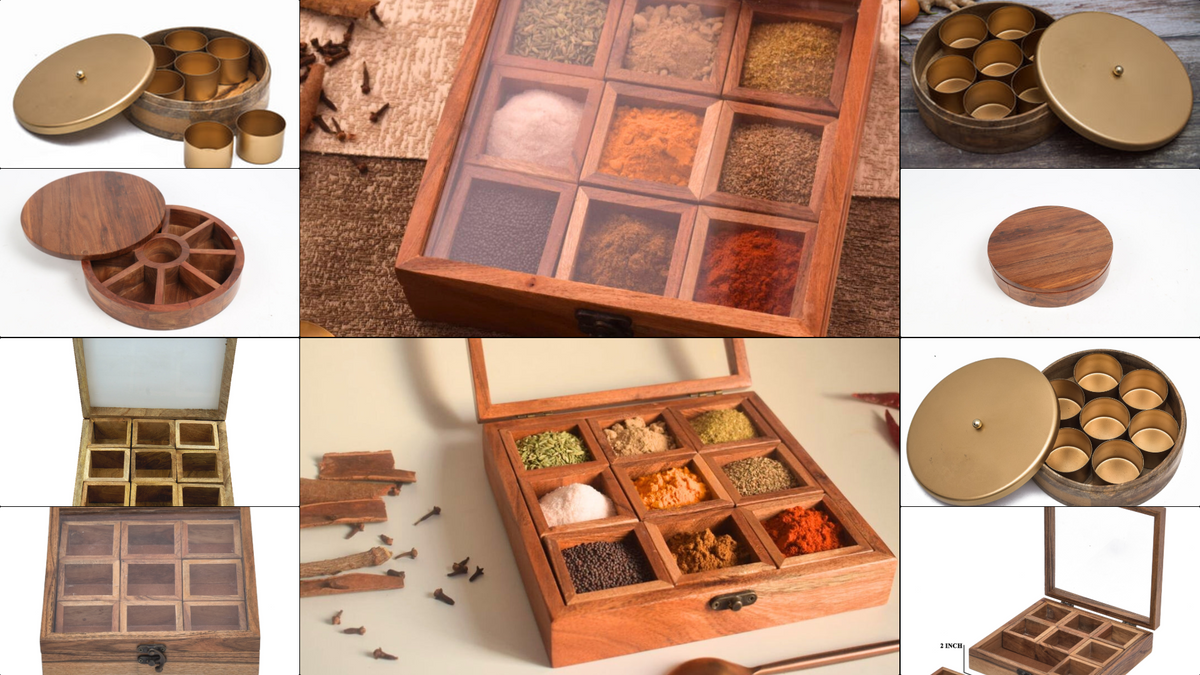 The Essential Guide to Choosing the Perfect Wooden Masala Box for Your