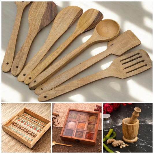 Minimalist Wooden Kitchen Essentials