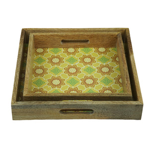 Basant Wooden Serving Tray