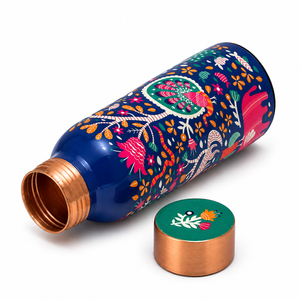 Meena Copper Water Bottle - 500 Ml
