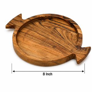 DOUBLE HANDLE PLATTER 8*6