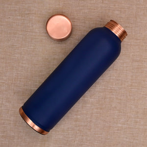 Oreo Matt Blue Copper Bottle – 950 ml