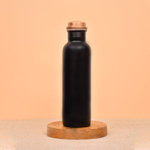 Classic Matt Black Copper Bottle – 950 ml