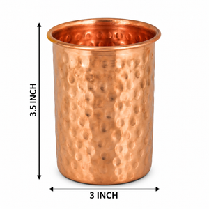 SUTRA COPPER HAMMERED GLASS 250 ML