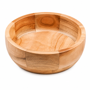 Premium Brown Neem Wood Serving Bowl – 250ml