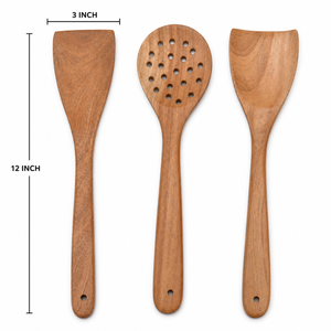 PREMIUM NEEM WOOD SPATULA SET OF 6