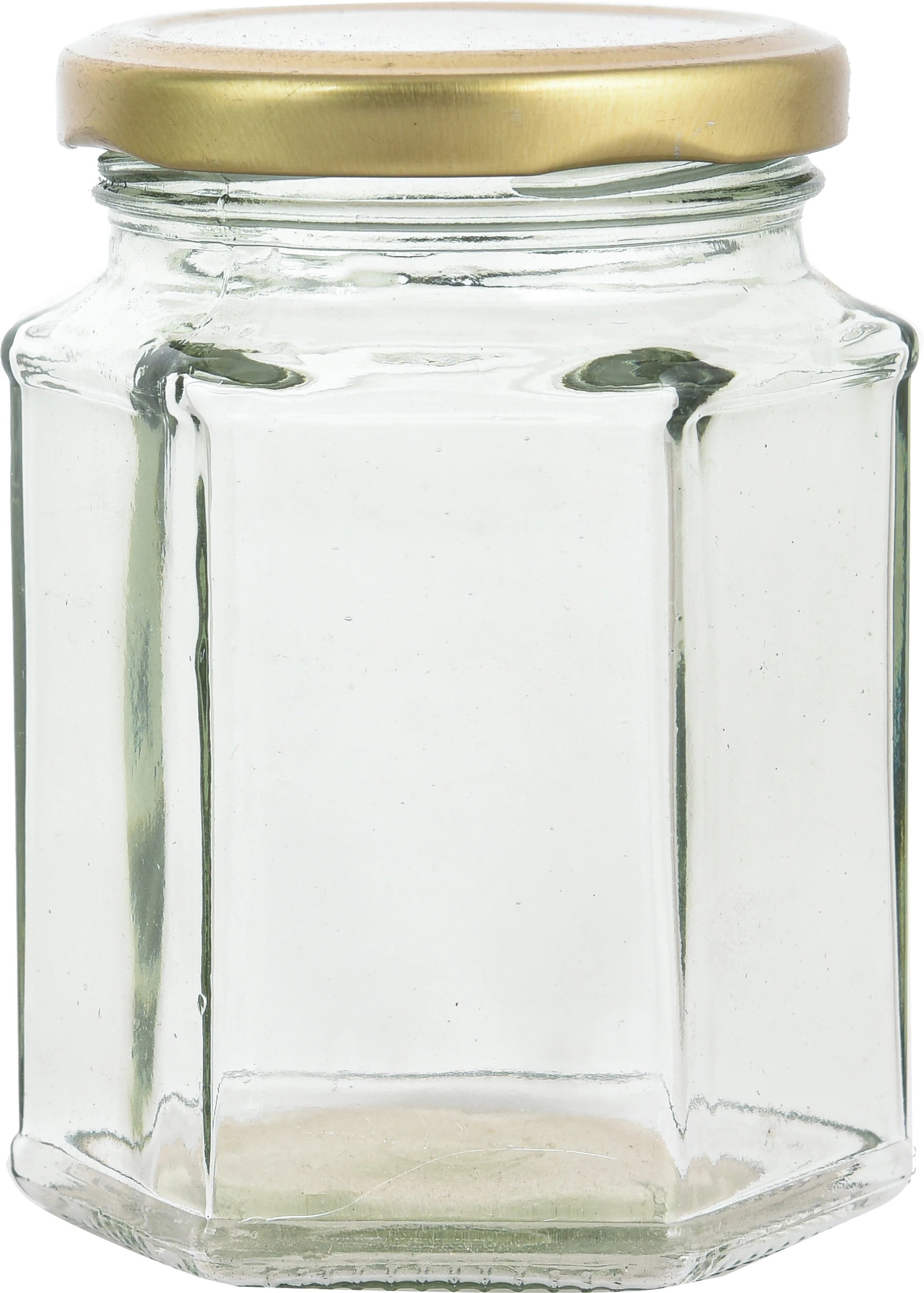 Hexa Classic Glass Utility Container Pack of 6 – 250 ml (Transparent)