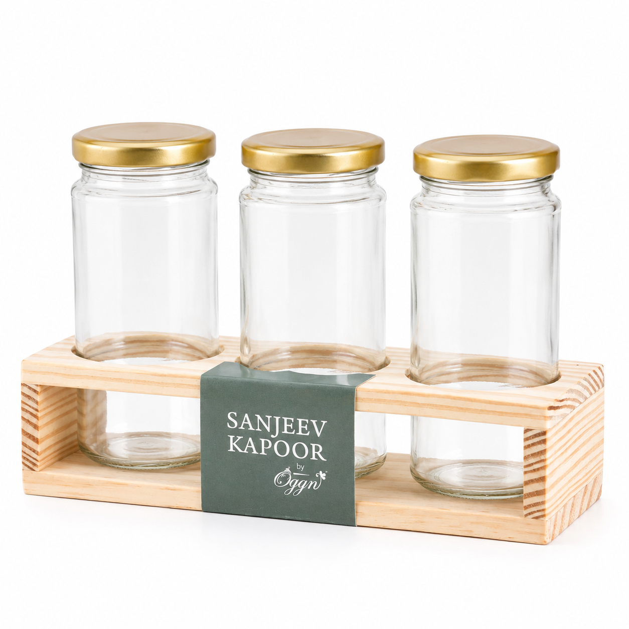 Seasoning Shaker Set Glass  (Set of 3)