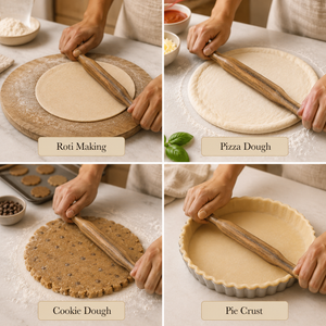 ACACIA WOODEN ROLLING PIN 