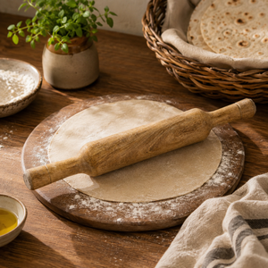 MANGO WOODEN BELAN & ROLLING PIN