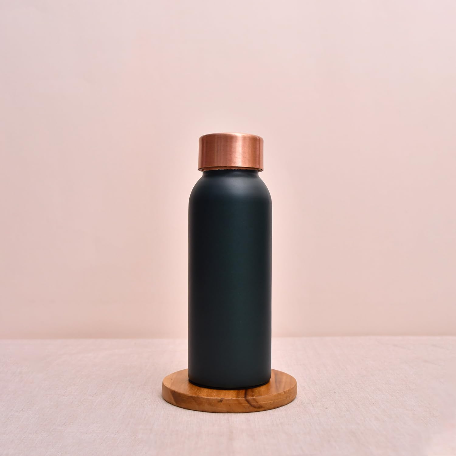 Deep Green Copper Water Bottle - 500ml