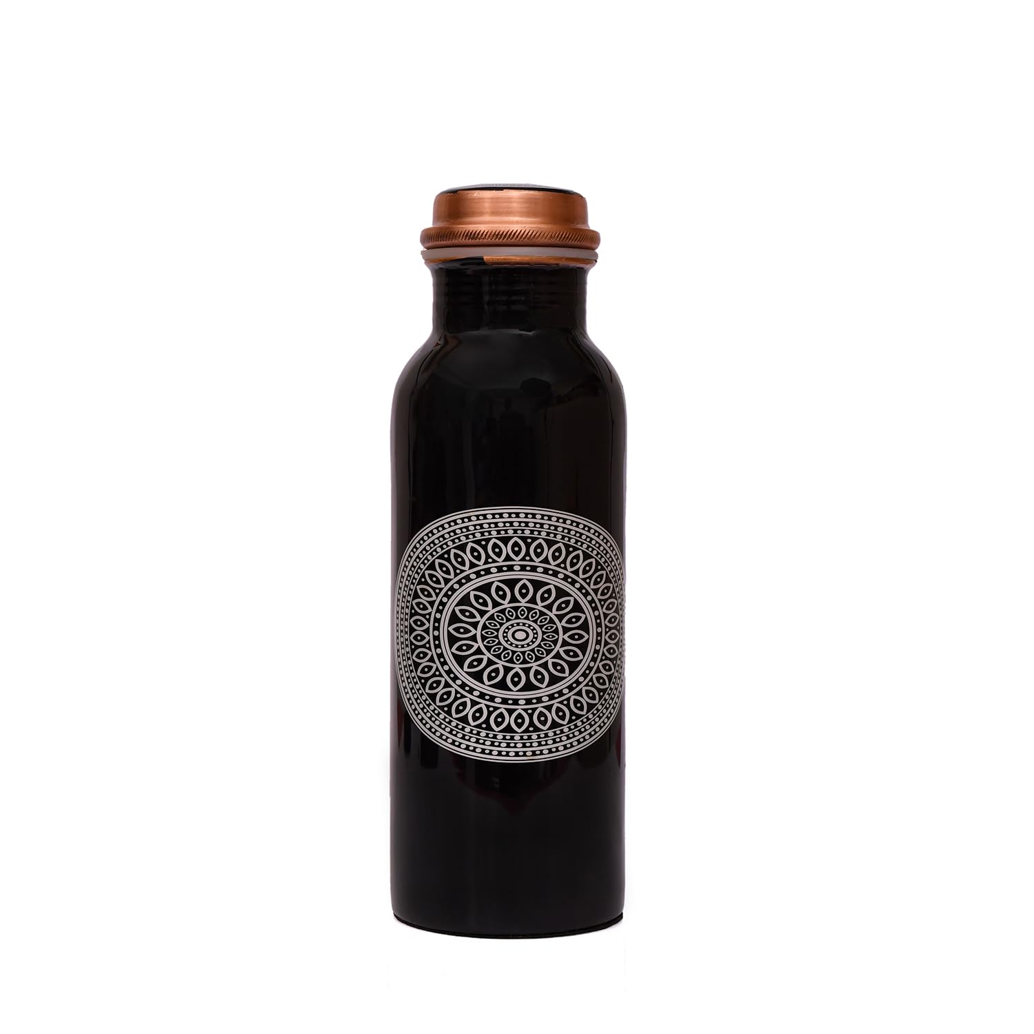Classic Back Printed Copper Water Bottle - 750ml