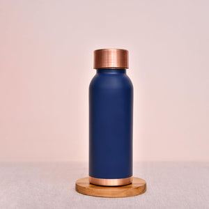 Royal Blue Copper Water Bottle - 500ml