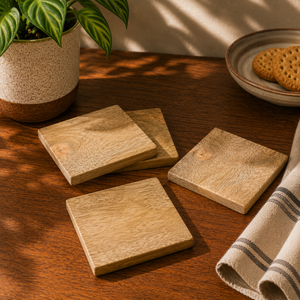 Mango Wooden Tea Coaster