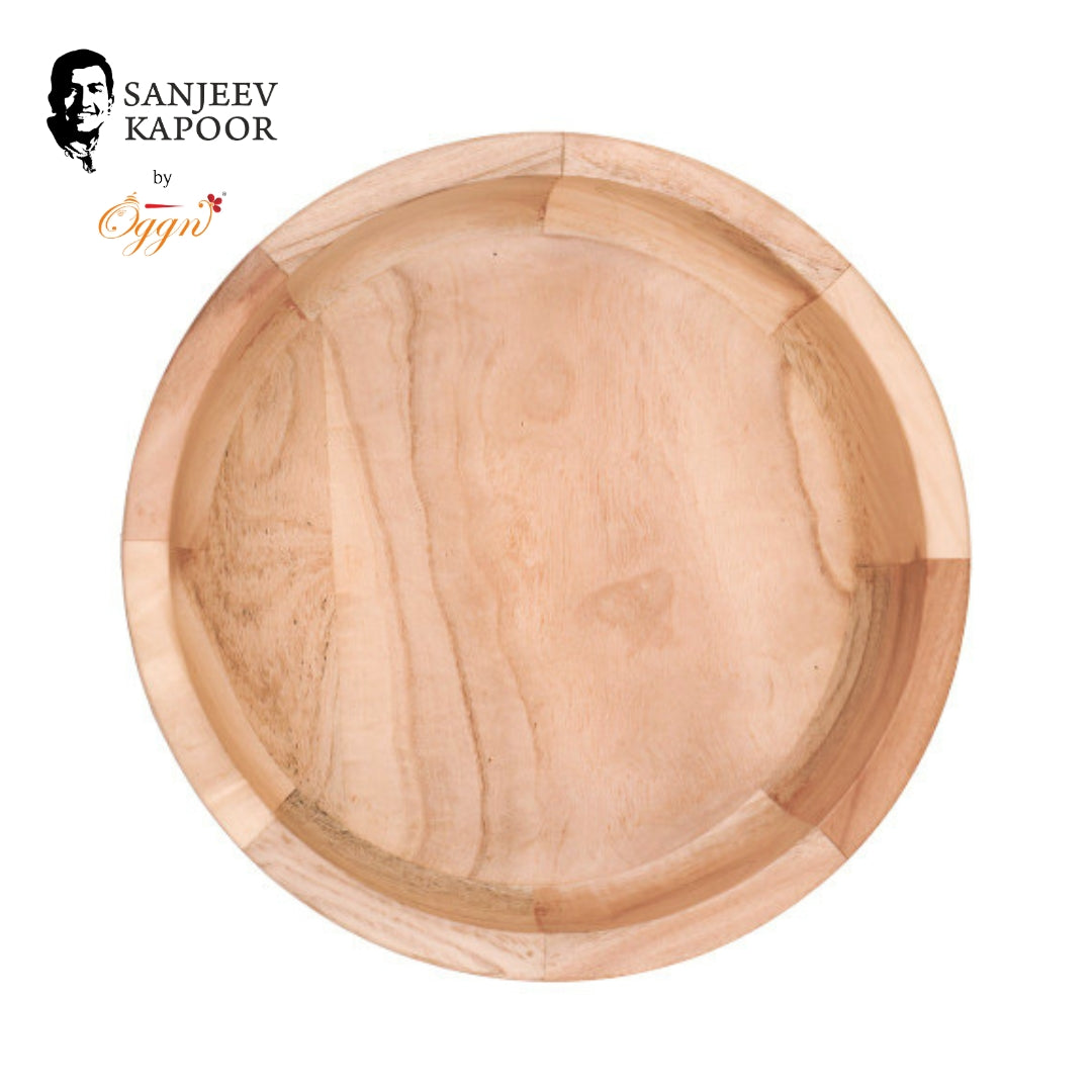Premium Brown Neem Wood Serving Bowl – 250ml