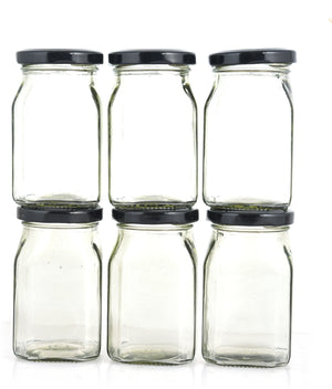 Glass Utility Containers Pack of 4 – 500 ml (Transparent)