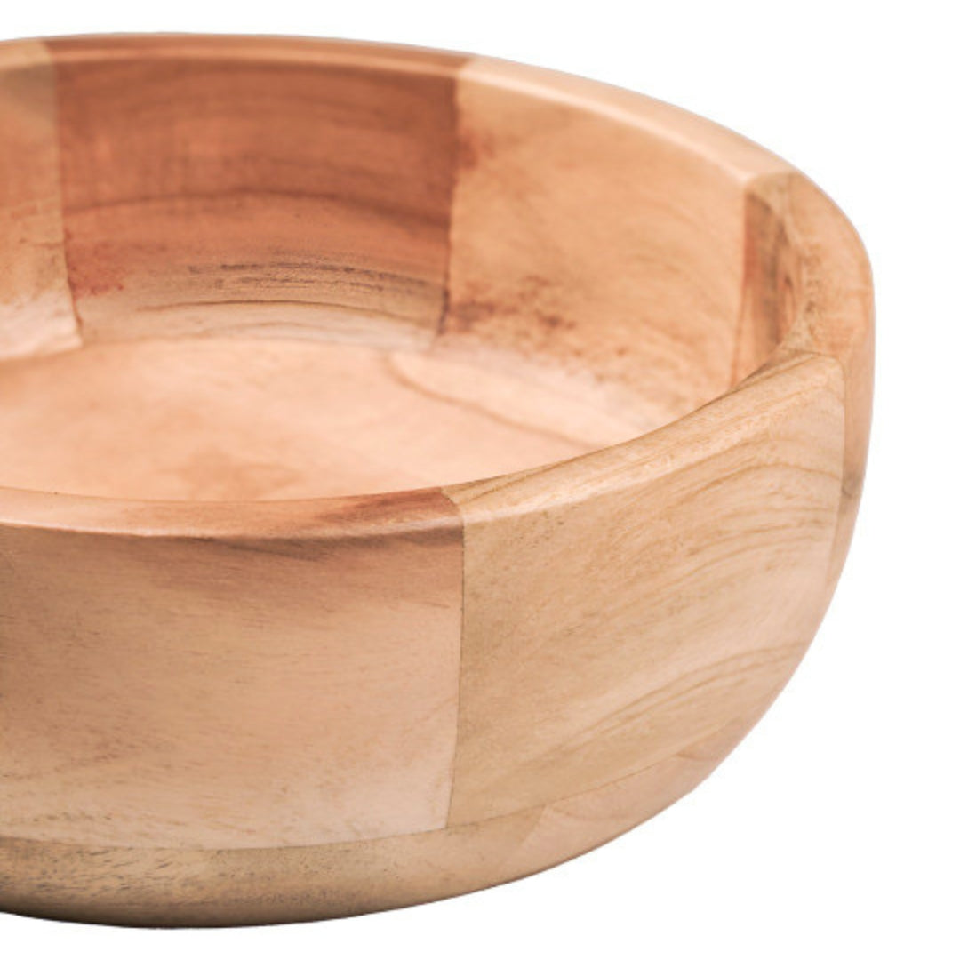Premium Brown Neem Wood Serving Bowl – 250ml