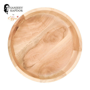 Premium Brown Neem Wood Serving Bowl - 500ml