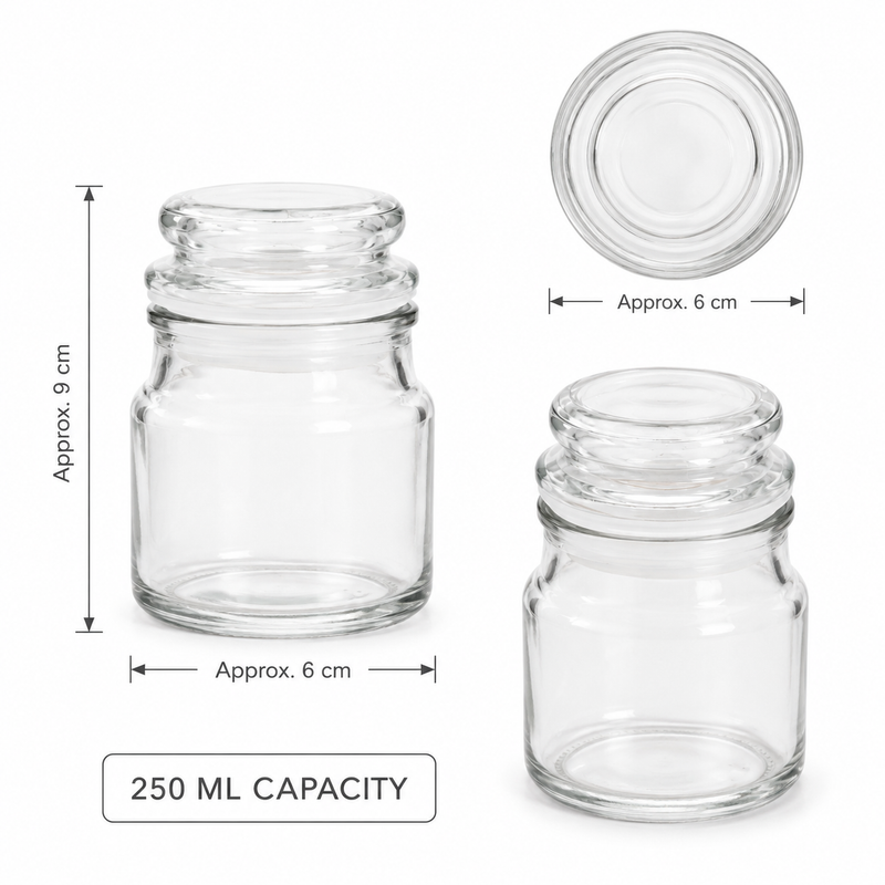 Seasoning Shaker Set Glass  (4 Piece)