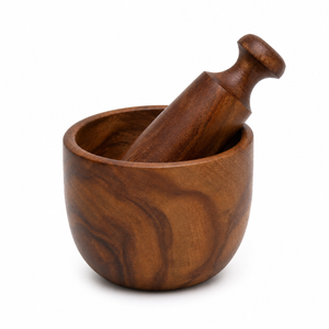 Shisham Wooden Okhali, Mortars & Pestles  5*5 Inch
