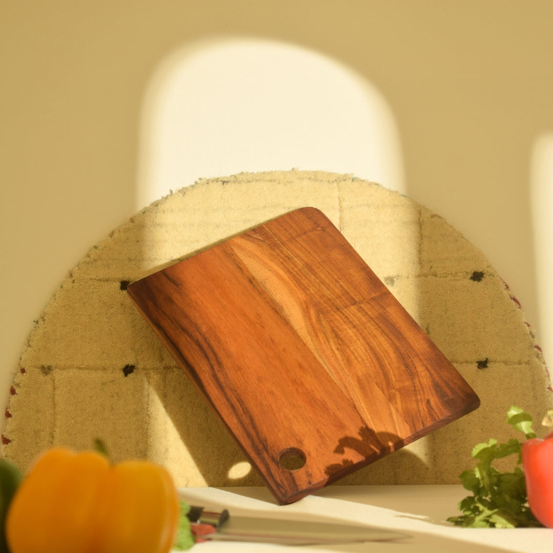 Acacia Wooden Chopping Board with Corner Hole