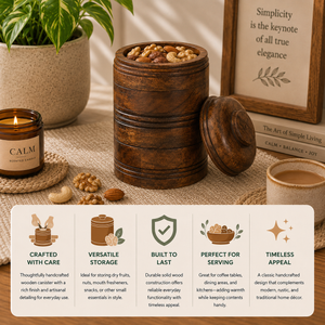 ROME STACKABLE JAR 3 TIER SM