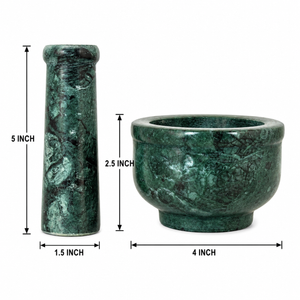 GRANITE OKHALI SET & MORTAR & PESTLE 4*2.5
