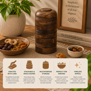 ROME STACKABLE JAR 3 TIER SM