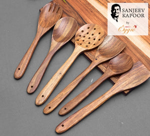 Brown Premium Spatulas Set of 6