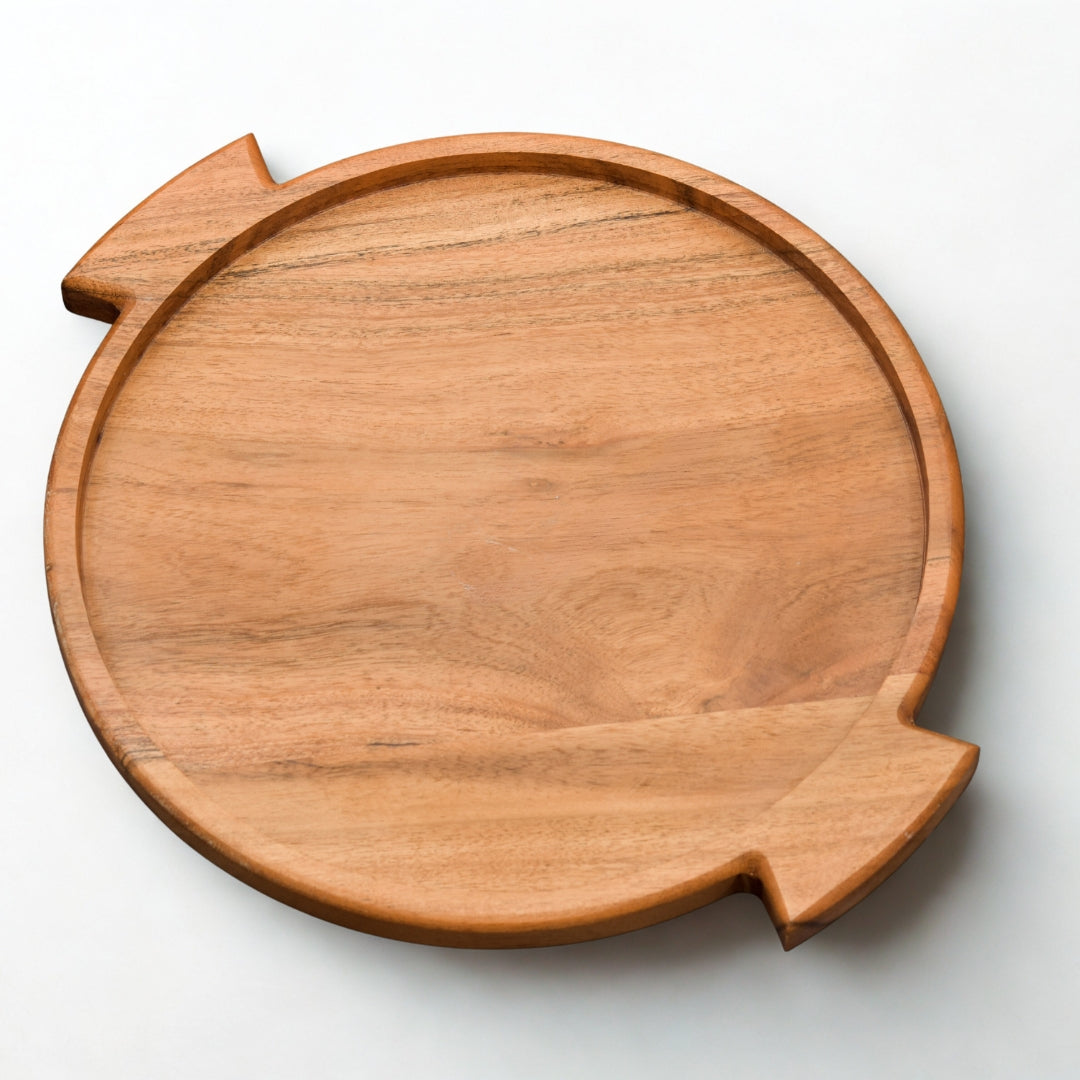 DOUBLE HANDLE PLATTER 14*12