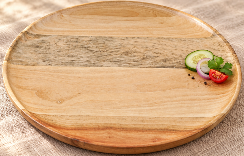OGGN Neem Wooden Plate 11