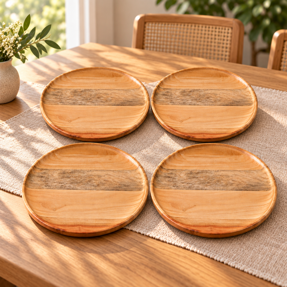 OGGN Neem Wooden Plate 11