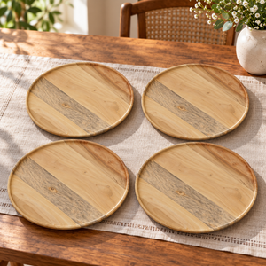 OGGN Neem Wooden Plate 8 