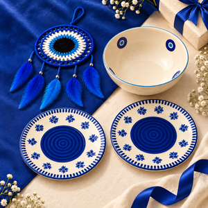 Sanjeev Kapoor by OGGN Bowl, Plate Serving Set & & Wall Hanging Pack