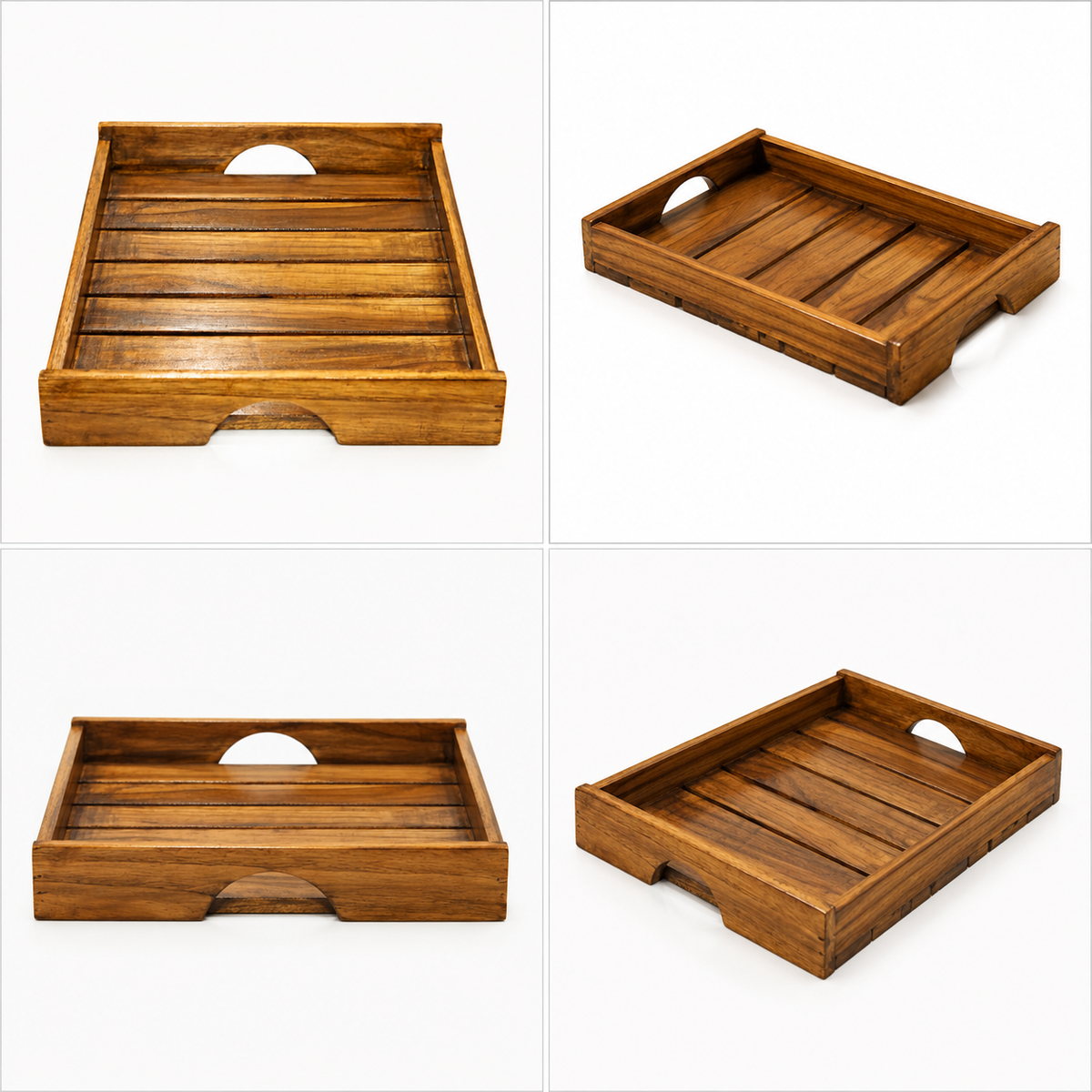 Acacia Wooden Serving Tray - 12*8 Inches