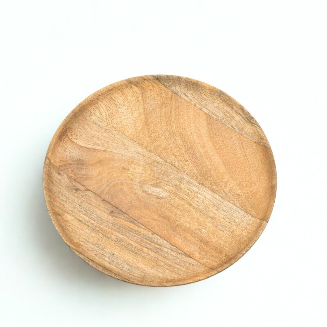 Mango Wood Round Plate 8(inch)