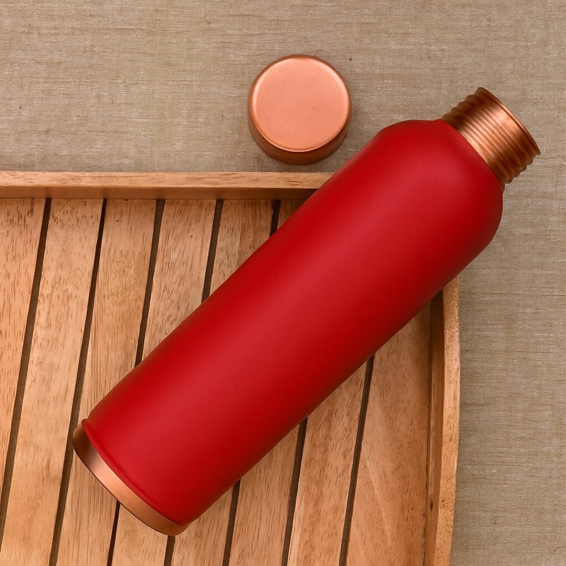 Classic Matt Red Copper Bottle – 950 ml