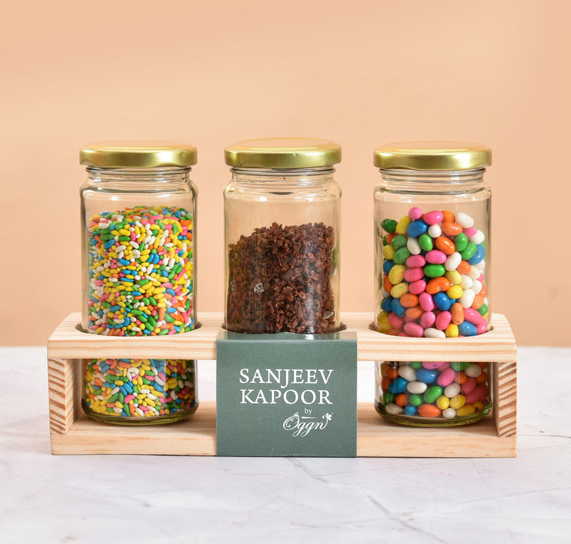 Seasoning Shaker Set Glass  (Set of 4)