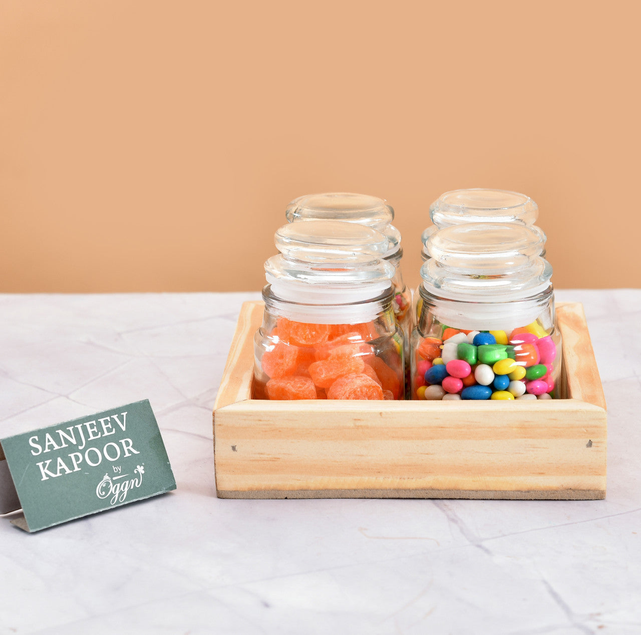 Seasoning Shaker Set Glass  (5 Piece)