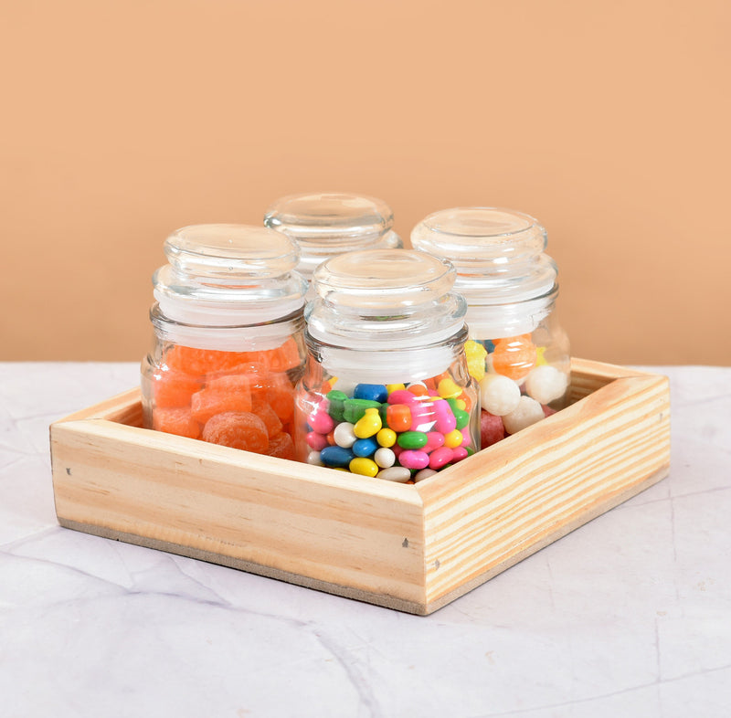 Seasoning Shaker Set Glass  (5 Piece)